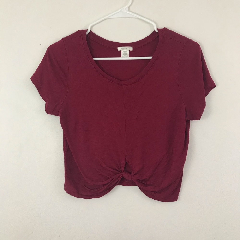 Brick Red Cropped T
